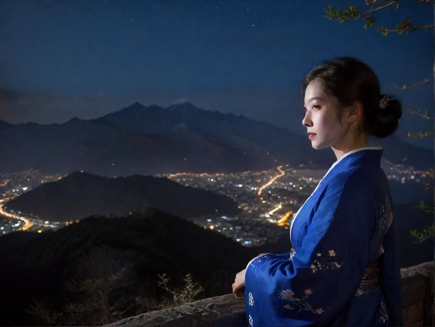 佛山百花丛会所外观夜景