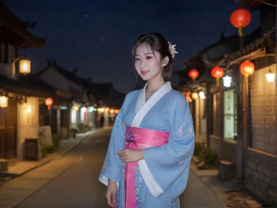 深圳繁华夜景，暗示夜生活的开始