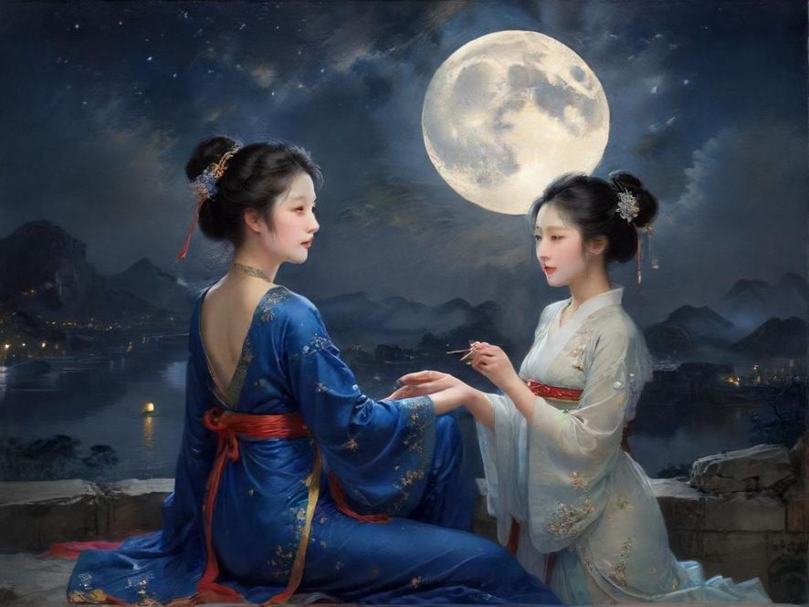 广州老城区夜景