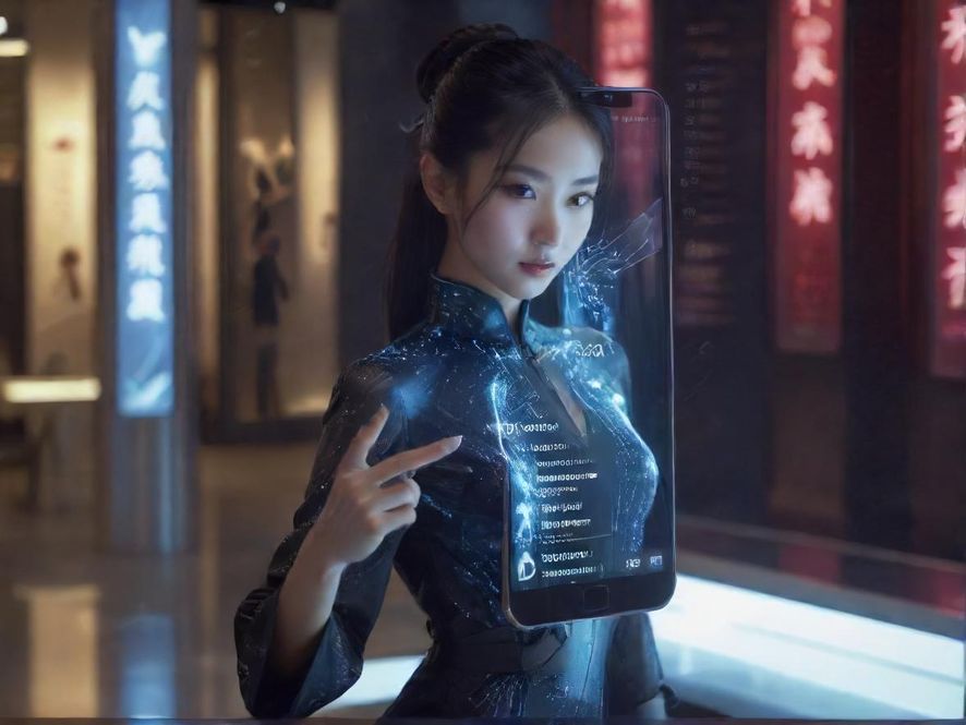 手机屏幕上显示着密密麻麻的信息列表
