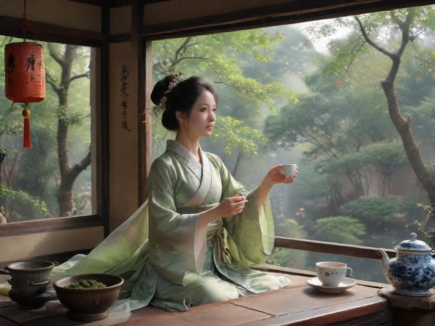 广州天河低端品茶场所的内部布置