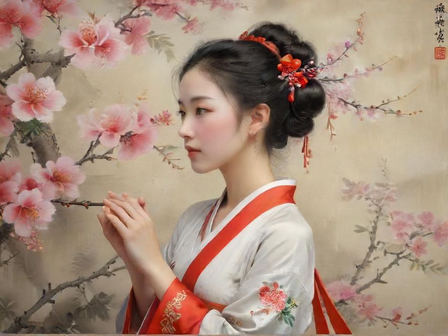 抽象花卉图案