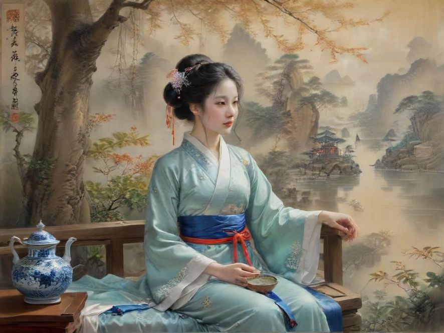 广州隐藏茶社温馨一角