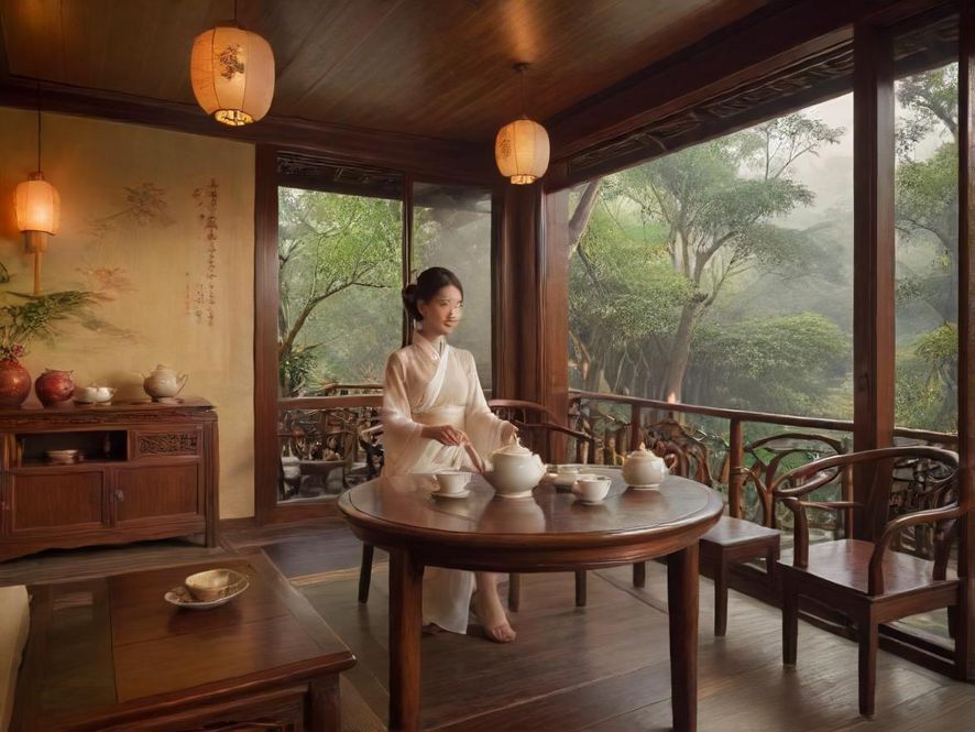 深圳品茶会所内景展示