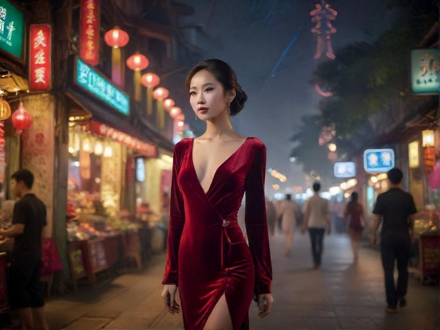 广州夜生活一角