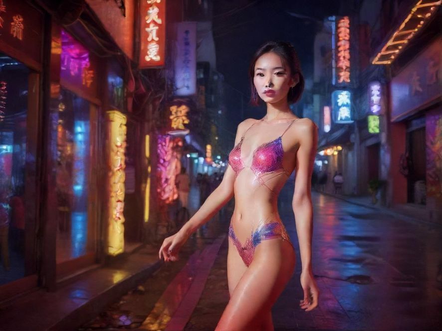 温州夜场会所外景夜色展示