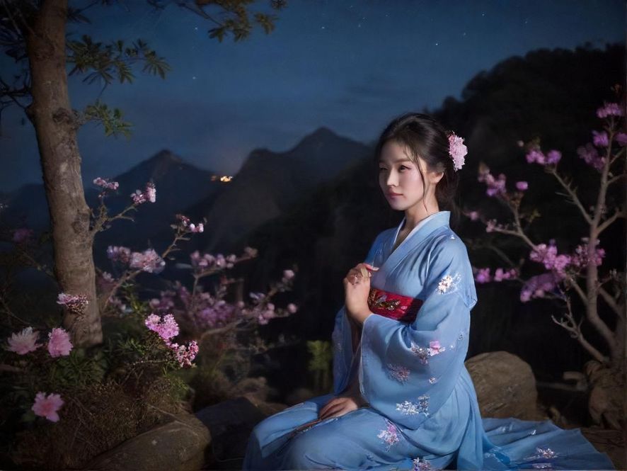 佛山百花园会所大厅夜景