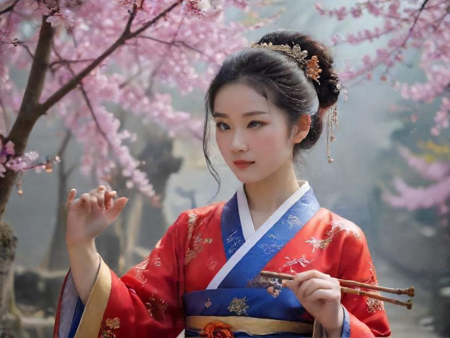 休闲放松的抽象意境图