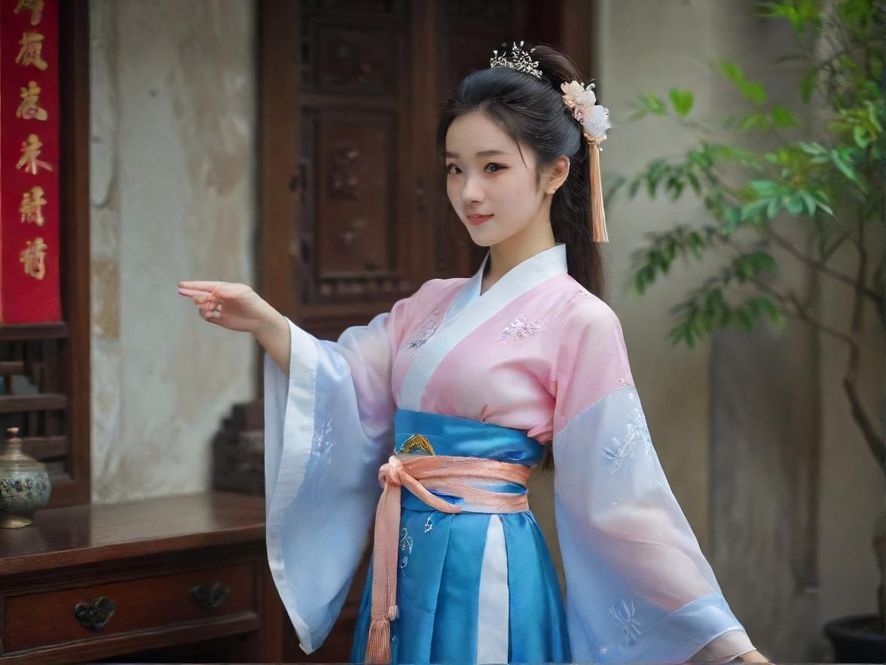 会所服务人员微笑特写