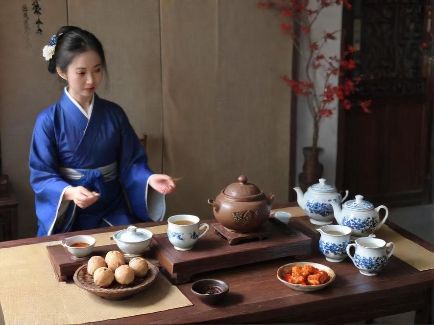 一群朋友在桑拿会所的休息区轻松聊天喝茶,展现出轻松随意的氛围和现代简约的休闲空间。