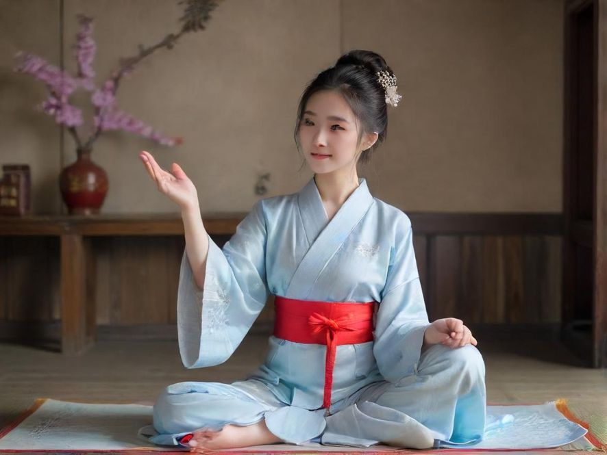 一位气质优雅的东方女性,侧脸沐浴在柔和的光线中,背景是高端休闲会所的精致装潢,营造出温馨而私密的氛围。