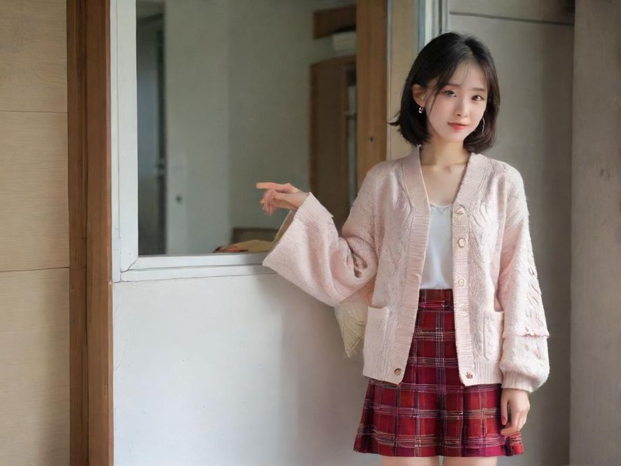 一品香69 VIP会所内,一位面带微笑的服务人员,背景是温馨私密的包厢入口,展现亲切专业的服务态度。